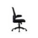 SILLA Q-CONNECT OFICINA ALBA MALLA BASE METALICA ALT MAX 1110 ANC 610 PROF 580 RUEDAS PREMIUM COLOR NEGRO