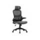 SILLA Q-CONNECT DIRECCION SORRENTO MALLA BASE METALICA ALT MAX 1320 ANC 650 PROF 600 MM RUEDAS PREMIUM GRIS