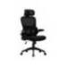 SILLA Q-CONNECT DIRECCION SORRENTO MALLA BASE METALICA ALT MAX 1320 ANC 650 PROF 600 MM RUEDAS PREMIUM NEGRO