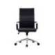 SILLA Q-CONNECT DIRECCION BOSA SIMIL PIEL BASE METALICA ALT MAX 1130 ANC 550 PROF 630 MM RUEDAS PREMIUM COLOR NEGRO