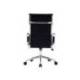 SILLA Q-CONNECT DIRECCION BOSA SIMIL PIEL BASE METALICA ALT MAX 1130 ANC 550 PROF 630 MM RUEDAS PREMIUM COLOR NEGRO