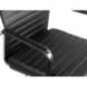 SILLA Q-CONNECT DIRECCION BOSA SIMIL PIEL BASE METALICA ALT MAX 1130 ANC 550 PROF 630 MM RUEDAS PREMIUM COLOR NEGRO