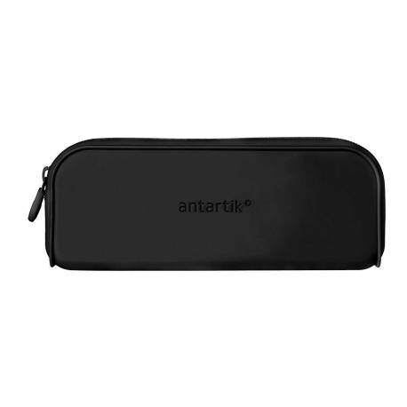 ESTUCHE PORTATODO ANTARTIK PRISMA SILICONA SOFT RECTANGULAR 185X50X75 MM NEGRO