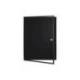 VITRINA DE ANUNCIOS BI-OFFICE NEW GEN MAGNETICA ACERO LACADO 9XA4 PARA INTERIOR COLOR NEGRO 696X933X36 MM