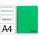 CUADERNO ESPIRAL LIDERPAPEL A4 WONDER TAPA PLASTICO 80H 90GR PAUTA ESTRECHA 2,5MM CON MARGEN COLOR VERDE OSCURO