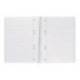 CUADERNO ESPIRAL LIDERPAPEL A5 MICRO SMART TAPA BLANDA 80H 75R HORIZONTAL 7MM DOBLE MARGEN 6 TALADROS COLORES
