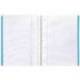CUADERNO ESPIRAL LIDERPAPEL A4 MICRO SMART TAPA BLANDA 80H 75GR HORIZONTAL 7MM DOBLE MARGEN 4 TALADROS COLORES