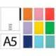 CUADERNO ESPIRAL LIDERPAPEL DIN A5 WITTY TAPA DURA 80H 90GR LISO SIN MARGEN COLORES SURTIDOS