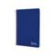 CUADERNO ESPIRAL LIDERPAPEL DIN A5 WITTY TAPA DURA 80H 90GR CUADRO 4MM CON MARGEN COLOR AZUL MARINO
