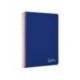 CUADERNO ESPIRAL LIDERPAPEL DIN A5 WITTY TAPA DURA 80H 90GR CUADRO 4MM CON MARGEN COLOR AZUL MARINO