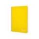 CUADERNO ESPIRAL LIDERPAPEL DIN A5 WITTY TAPA DURA 80H 90GR CUADRO 4MM CON MARGEN COLOR AMARILLO