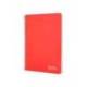 CUADERNO ESPIRAL LIDERPAPEL DIN A5 WITTY TAPA DURA 80H 90GR CUADRO 4MM CON MARGEN COLOR ROJO
