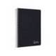 CUADERNO ESPIRAL LIDERPAPEL DIN A5 WITTY TAPA DURA 80H 90GR CUADRO 4MM CON MARGEN COLOR NEGRO