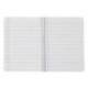 CUADERNO ESPIRAL LIDERPAPEL DIN A5 SMART TAPA BLANDA 80H 75GR RAYADO MONTESSORI 5MM COLORES SURTIDOS