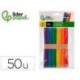 PALITOS DE MADERA LIDERPAPEL COLOR NATURAL 15 X 1,8 CM BOLSA CON 50 UNIDADES