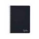 CUADERNO ESPIRAL LIDERPAPEL DIN A4 WITTY TAPA DURA 80H 90GR PAUTA 3,5MM CON MARGEN COLOR NEGRO