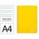 CUADERNO ESPIRAL LIDERPAPEL DIN A4 WITTY TAPA DURA 80H 90GR PAUTA 3,5MM CON MARGEN COLOR AMARILLO