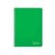 CUADERNO ESPIRAL LIDERPAPEL DIN A4 WITTY TAPA DURA 80H 90GR PAUTA 2,5MM CON MARGEN COLOR VERDE