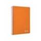CUADERNO ESPIRAL LIDERPAPEL DIN A4 WITTY TAPA DURA 80H 90GR PAUTA 2,5MM CON MARGEN COLOR NARANJA