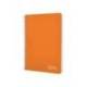 CUADERNO ESPIRAL LIDERPAPEL DIN A4 WITTY TAPA DURA 80H 90GR RAYADO HORIZONTAL CON MARGEN COLOR NARANJA