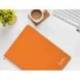CUADERNO ESPIRAL LIDERPAPEL DIN A4 WITTY TAPA DURA 80H 90GR RAYADO HORIZONTAL CON MARGEN COLOR NARANJA