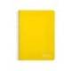 CUADERNO ESPIRAL LIDERPAPEL DIN A4 WITTY TAPA DURA 80H 90GR RAYADO HORIZONTAL CON MARGEN COLOR AMARILLO