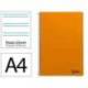 CUADERNO ESPIRAL LIDERPAPEL DIN A4 SMART TAPA BLANDA 80H 75GR PAUTA 2,5MM CON MARGEN COLOR NARANJA