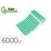 GOMETS LIDERPAPEL AUTOADHESIVO S CIRCULOS 10,5 MM VERDE ROLLO DE 6000 UNIDADES EN CAJA DE CARTON