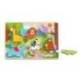 PUZLE INFANTIL IMAGINOVO MADERA 3D ANIMALES +12 MESES 8 PIEZAS 29,5X22X1,7CM