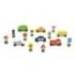 JUEGO INFANTIL IMAGINOVO MADERA VEHICULOS Y SEÑALES DE TRAFICO +3 AÑOS 16 PIEZAS 30X22X4CM