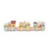 JUEGO INFANTIL IMAGINOVO MADERA TREN FIGURAS APILABLES CON RUEDAS +18 MESES 38X9,5X7,5CM