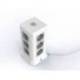 REGLETA Q-CONNECT ENCHUFE MULTIPLE 16 EN 1 CABLE 2 MT 12 TOMAS DE CORRIENTE+3 USB+1 USB TIPO C 120X120X210MM