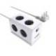 REGLETA Q-CONNECT ENCHUFE MULTIPLE 10 EN 1 CABLE 1,4 MT 6 TOMAS DE CORRIENTE+3 USB+1 USB TIPO C 140X76X87MM