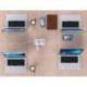 REGLETA Q-CONNECT ENCHUFE MULTIPLE 10 EN 1 CABLE 1,4 MT 6 TOMAS DE CORRIENTE+3 USB+1 USB TIPO C 140X76X87MM