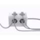REGLETA Q-CONNECT ENCHUFE MULTIPLE 10 EN 1 CABLE 1,4 MT 6 TOMAS DE CORRIENTE+3 USB+1 USB TIPO C 140X76X87MM