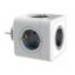 REGLETA Q-CONNECT DE CUBO ENCHUFE MULTIPLE POWER CUBE 5 EN 1 DIRECTO A PARED 5 TOMAS DE CORRIENTE 75X75X112MM