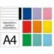CUADERNO ESPIRAL LIDERPAPEL DIN A4 WITTY TAPA DURA 80H 90GR RAYADO HORIZONTAL 8MM CON MARGEN COLORES SURTIDOS