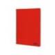 CUADERNO ESPIRAL LIDERPAPEL DIN A4 SMART TAPA BLANDA 80H 75GR CUADRO 4MM CON MARGEN COLOR ROJO