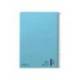 CUADERNO ESPIRAL LIDERPAPEL DIN A4 SMART TAPA BLANDA 80H 75GR CUADRO 4MM CON MARGEN COLOR CELESTE
