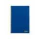 CUADERNO ESPIRAL LIDERPAPEL DIN A4 SMART TAPA BLANDA 80H 75GR CUADRO 4MM CON MARGEN COLOR AZUL OSCURO