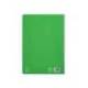 CUADERNO ESPIRAL LIDERPAPEL DIN A4 PAUTAGUIA TAPA DURA 80H 90 GR CUADRO PAUTADO 4MM COLOR VERDE