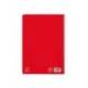 CUADERNO ESPIRAL LIDERPAPEL DIN A4 PAUTAGUIA TAPA DURA 80H 90 GR CUADRO PAUTADO 4MM COLOR ROJO