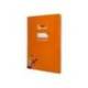 CUADERNO ESPIRAL LIDERPAPEL DI N A4 PAUTAGUIA TAPA BLANDA 80H 75 GR CUADRO PAUTADO 5MM COLOR NARANJA