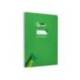 CUADERNO ESPIRAL LIDERPAPEL DI N A4 PAUTAGUIA TAPA BLANDA 80H 75 GR CUADRO PAUTADO 4MM COLOR VERDE