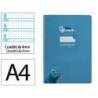 CUADERNO ESPIRAL LIDERPAPEL DI N A4 PAUTAGUIA TAPA BLANDA 80H 75 GR CUADRO PAUTADO 4MM COLOR AZUL