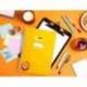 CUADERNO ESPIRAL LIDERPAPEL DI N A4 PAUTAGUIA TAPA BLANDA 80H 75 GR CUADRO PAUTADO 4MM COLOR AMARILLO