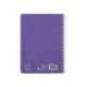 CUADERNO ESPIRAL LIDERPAPEL DI N A5 PAUTAGUIA TAPA DURA 80H 90 GR CUADRO PAUTADO 5MM COLOR LILA