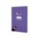 CUADERNO ESPIRAL LIDERPAPEL DI N A5 PAUTAGUIA TAPA DURA 80H 90 GR CUADRO PAUTADO 5MM COLOR LILA