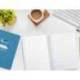 CUADERNO ESPIRAL LIDERPAPEL DI N A5 PAUTAGUIA TAPA DURA 80H 90 GR CUADRO PAUTADO 5MM COLOR AZUL