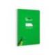 CUADERNO ESPIRAL LIDERPAPEL DI N A5 PAUTAGUIA TAPA DURA 80H 90 GR CUADRO PAUTADO 4MM COLOR VERDE
